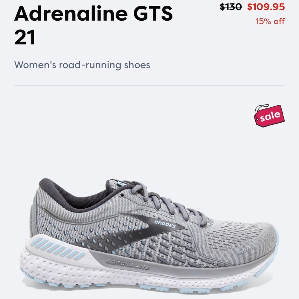 Brooks Adrenaline GTS 21 Women’s Road Running Shoes